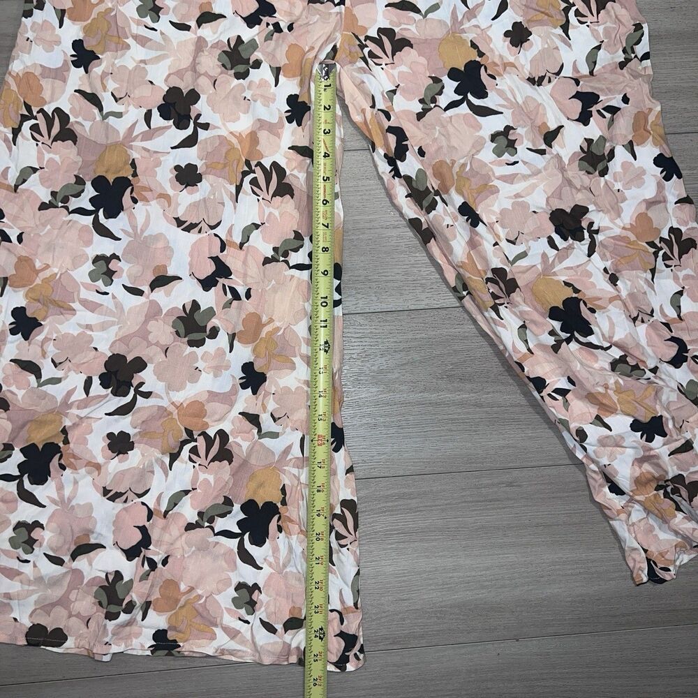 NEW Petal & Pup Lessie Pants in Blush Size 12 High Waist Wide Leg Rayon Floral - Picture 5 of 11